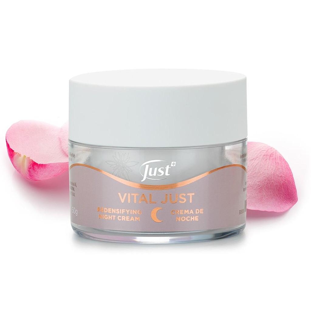 Crema Redensificadora de Noche Vital Just 50g.